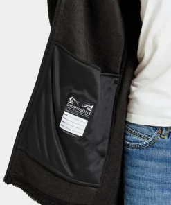 Didriksons Kids' Ampere Full Zip Long Black Discount