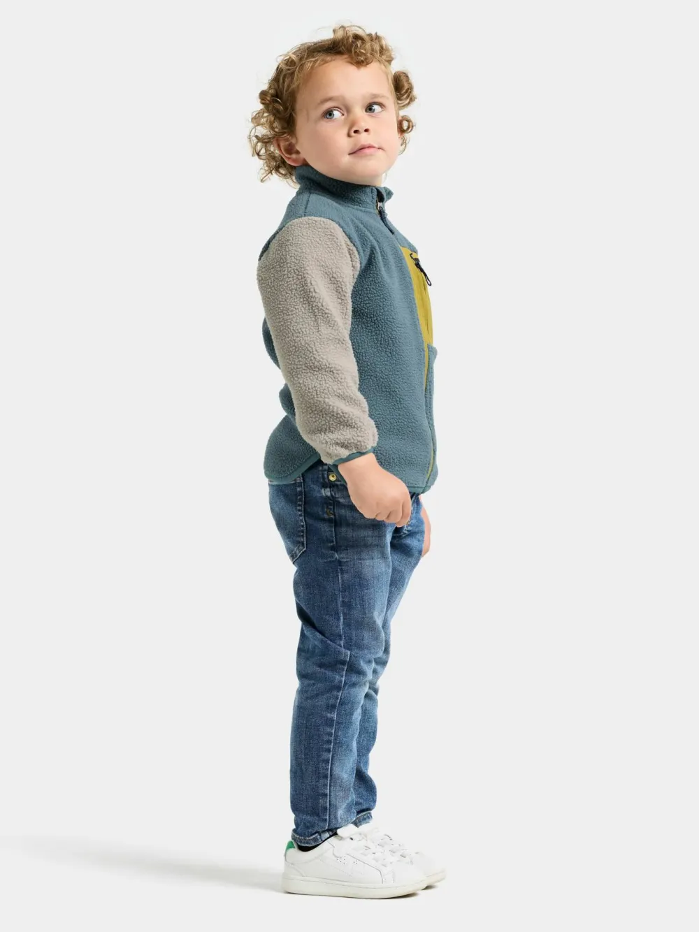 Didriksons Kids' Anten Full Zip Factory Blue New