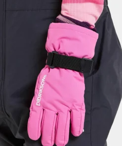Didriksons Kids' Biggles Gloves 3 Sweet Pink Sale