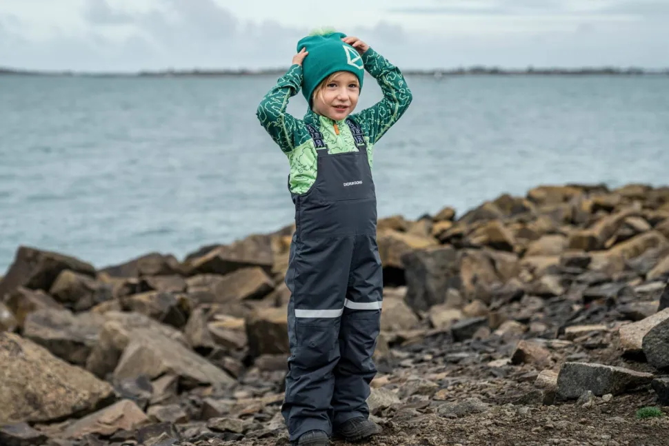 Didriksons Kids' Bjärven Bib Pants Black