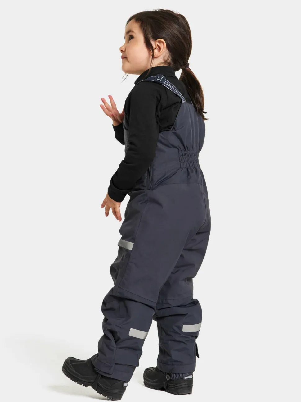 Didriksons Kids' Bjärven Bib Pants Navy