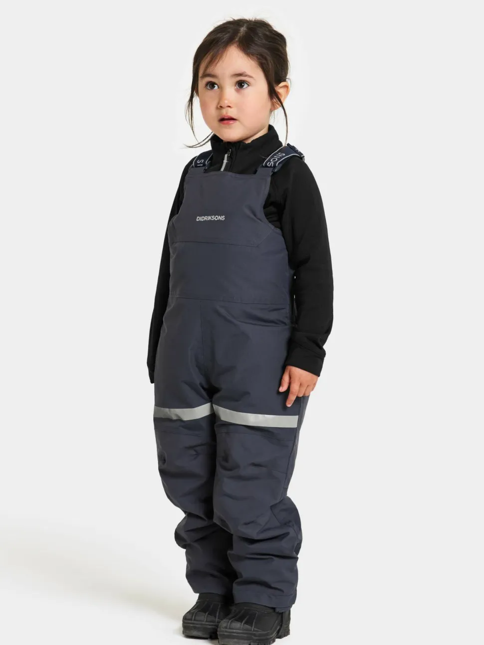 Didriksons Kids' Bjärven Bib Pants Navy