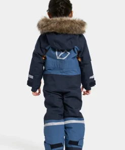 Didriksons Kids' Bjärven Coverall 4 Galaxy Blue Sale