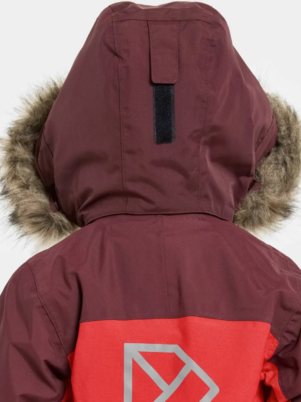 Didriksons Kids' Bjärven Coverall 4 Pomme Red