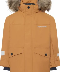 Didriksons Kids' Bjärven Parka 4 Almond Tree Outlet