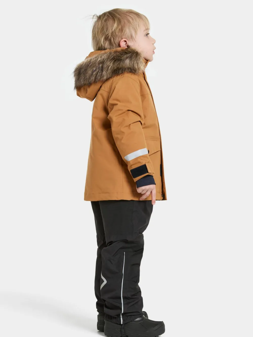 Didriksons Kids' Bjärven Parka 4 Almond Tree Outlet