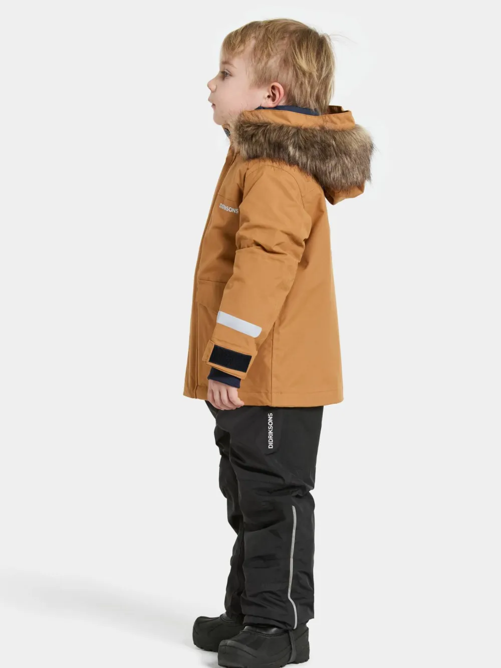 Didriksons Kids' Bjärven Parka 4 Almond Tree Outlet