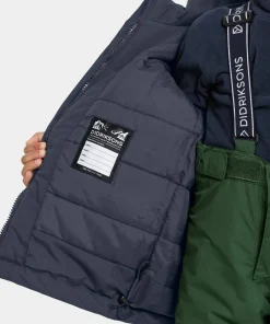 Didriksons Kids' Bjärven Parka 4 Navy Hot