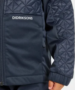 Didriksons Kids' Briska Jacket 5 Navy