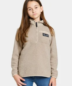 Didriksons Kids' Exa Half Zip Beach Beige Outlet