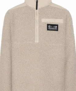 Didriksons Kids' Exa Half Zip Beach Beige Outlet
