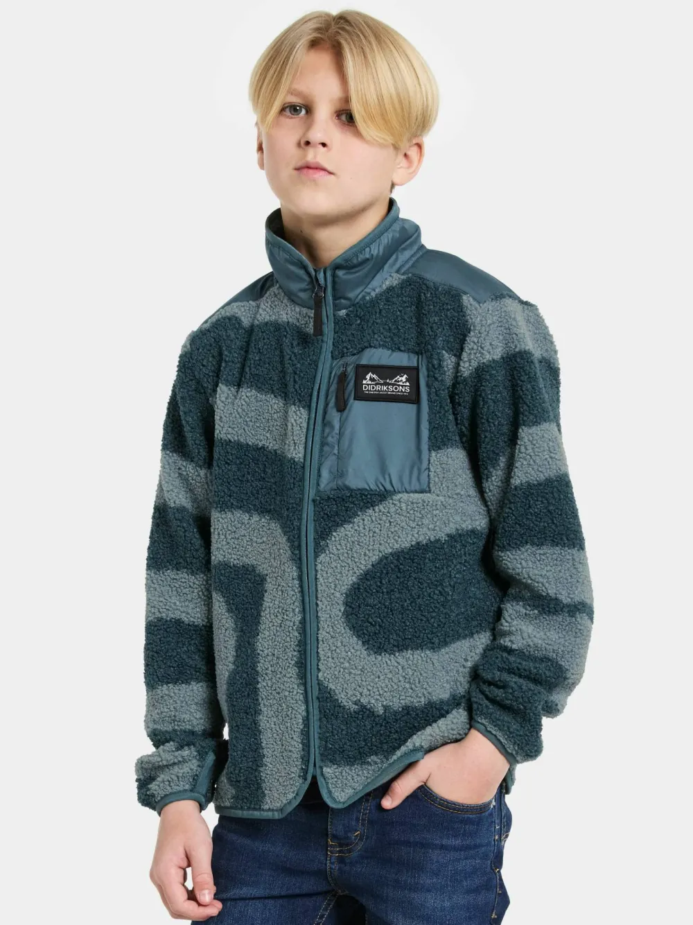 Discount Kids' Exa Printed Full Zip 2 Barn Barnjackor & Västar|Barntröjor & Fleece