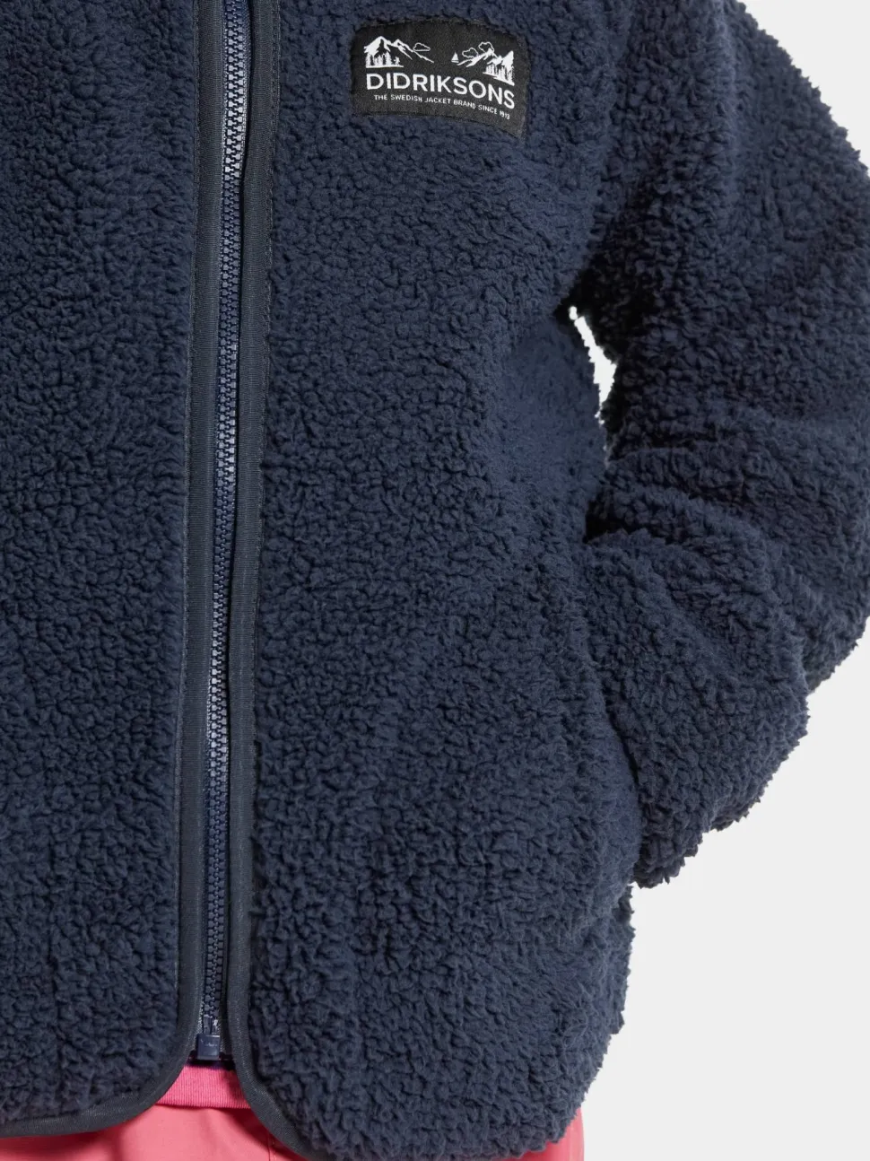 Didriksons Kids' Gibbs Full Zip 2 Navy