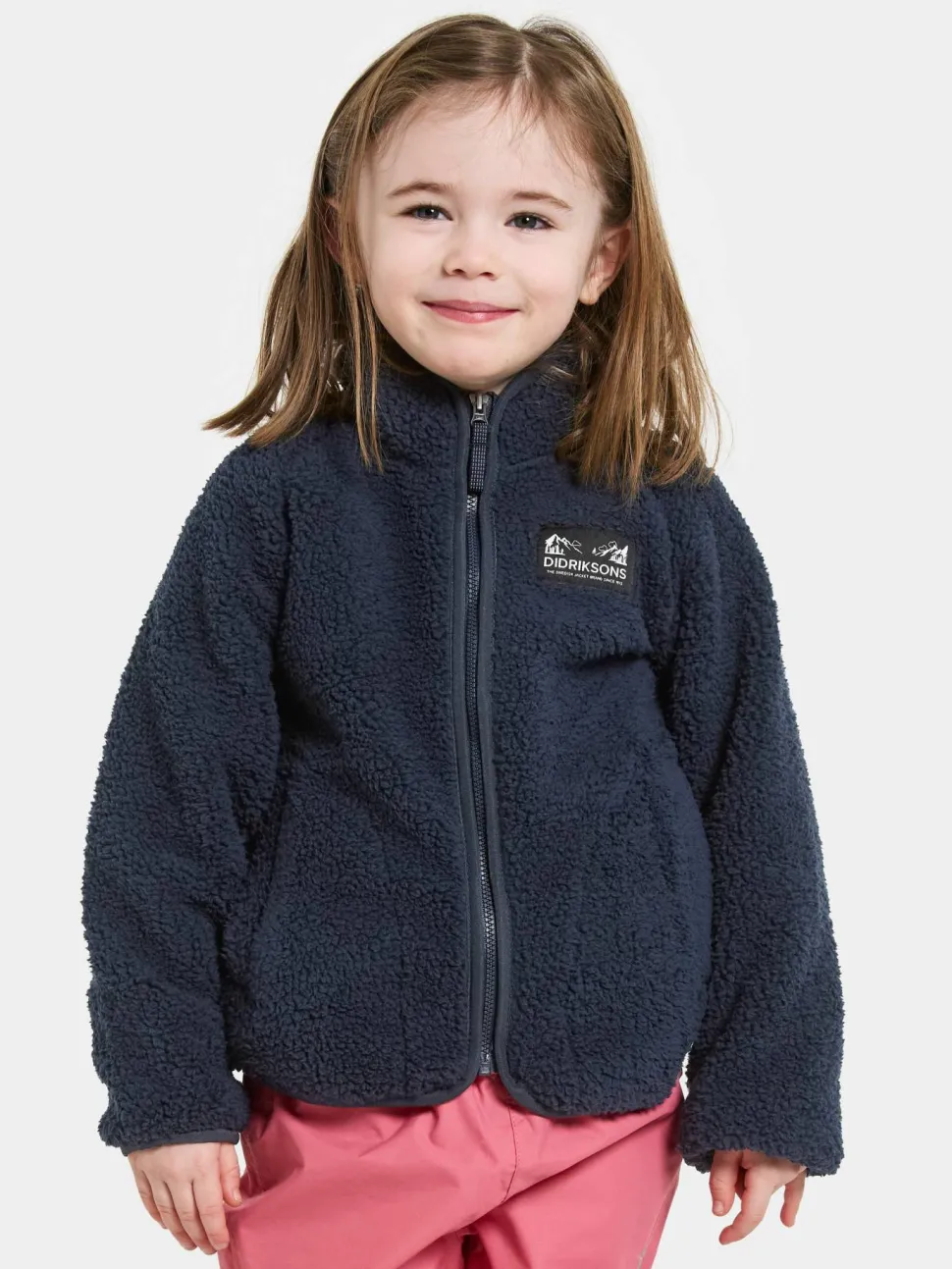 Didriksons Kids' Gibbs Full Zip 2 Navy