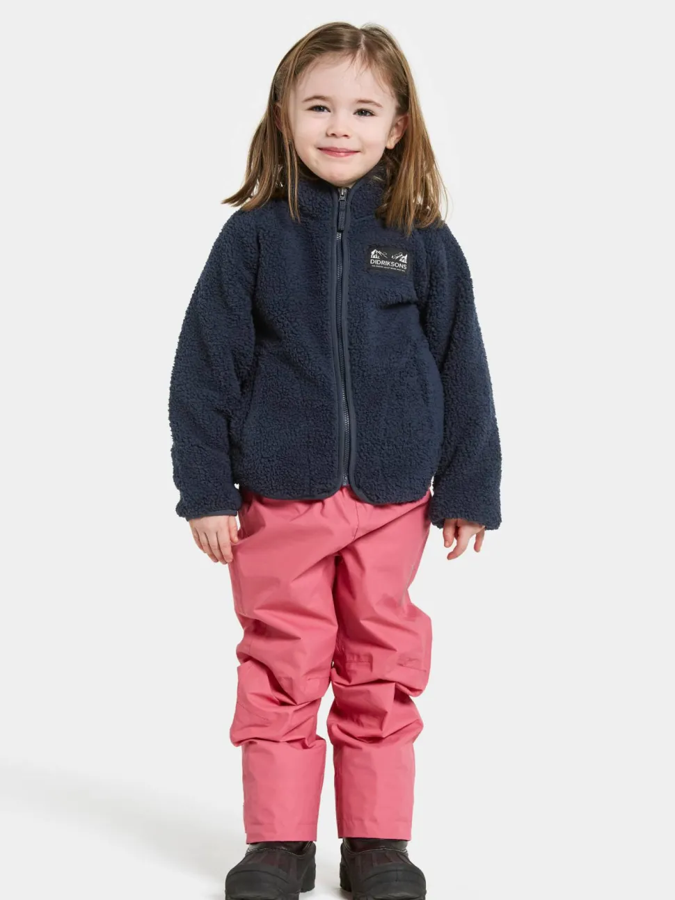 Didriksons Kids' Gibbs Full Zip 2 Navy