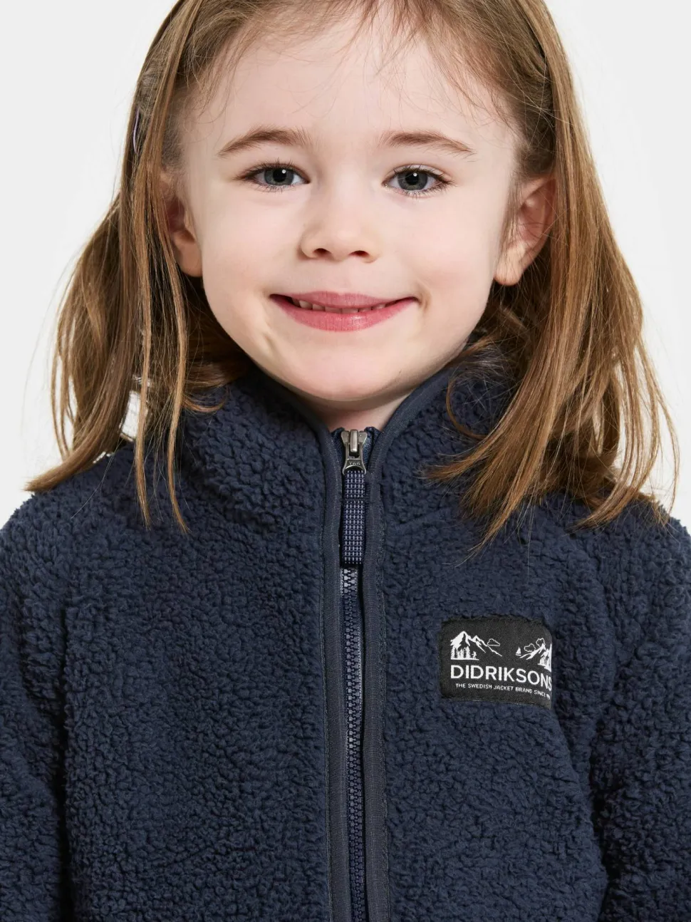 Didriksons Kids' Gibbs Full Zip 2 Navy