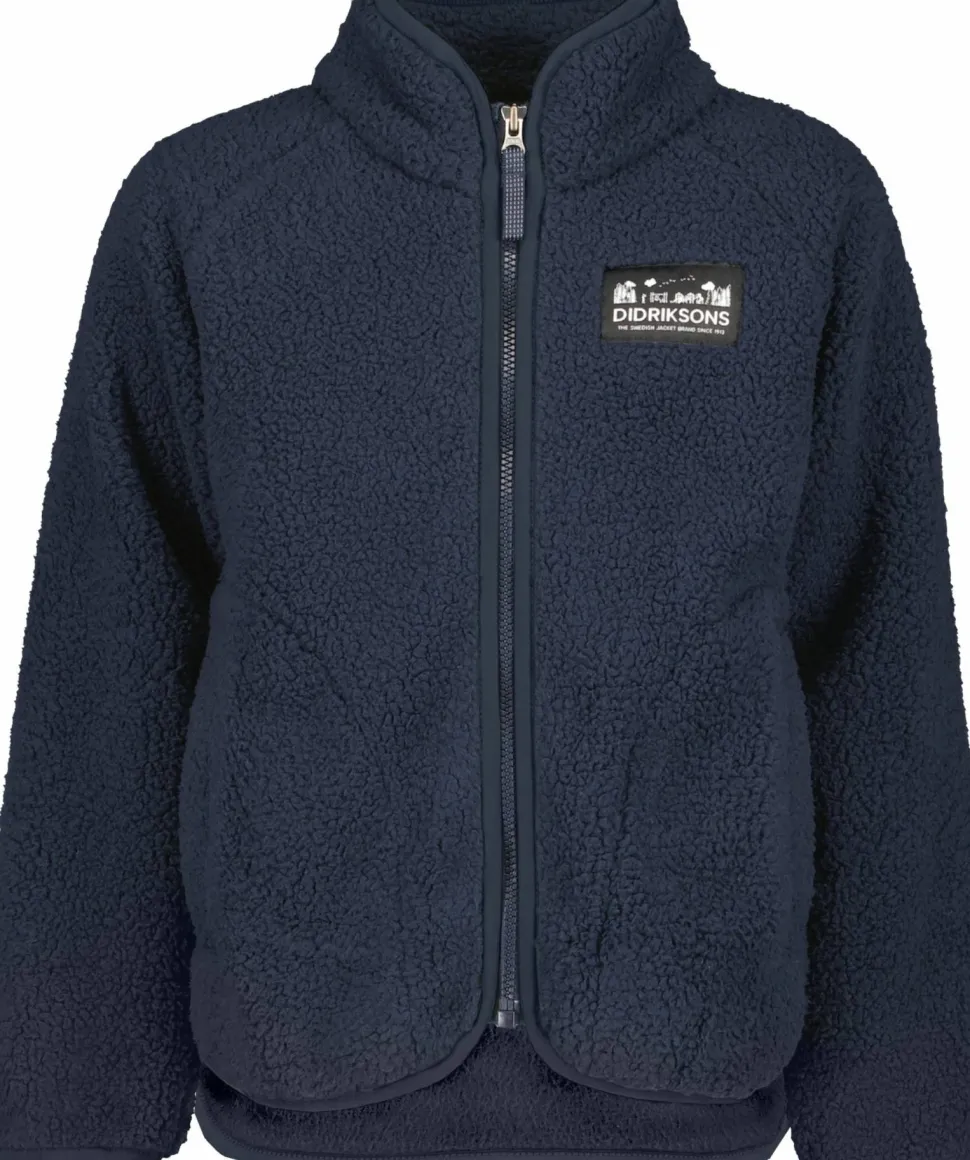Didriksons Kids' Gibbs Full Zip 2 Navy