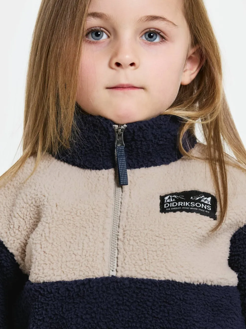 Didriksons Kids' Gosig Half Zip Navy