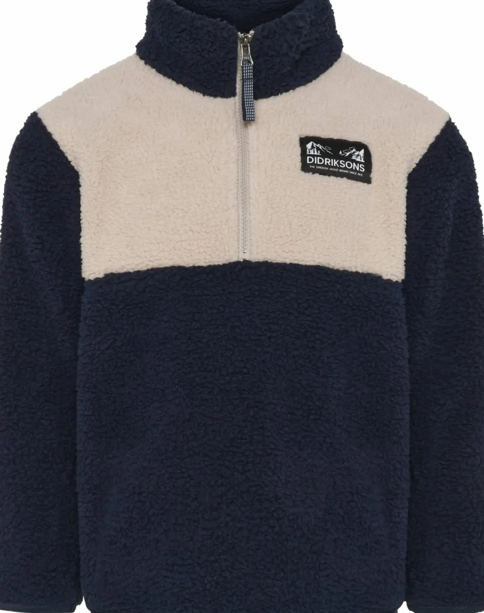 Didriksons Kids' Gosig Half Zip Navy