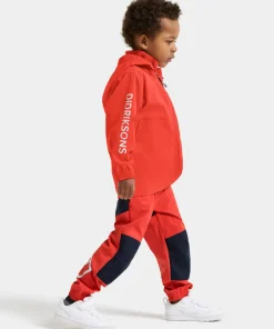 Didriksons Kids' Hallon Jacket Paprika Outlet