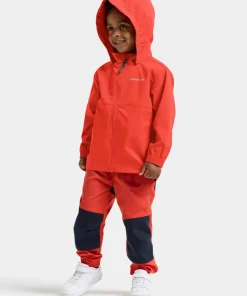 Didriksons Kids' Hallon Jacket Paprika Outlet