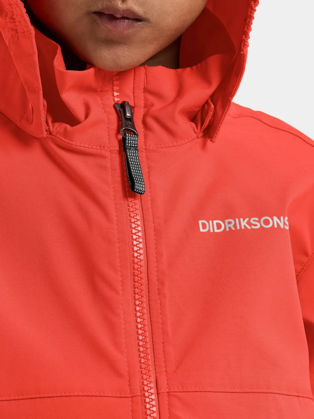 Didriksons Kids' Hallon Jacket Paprika Outlet