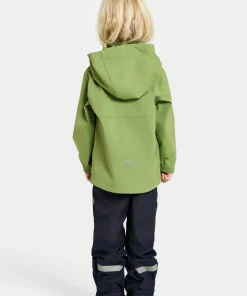 Didriksons Kids' Hallon Jacket Algae Green