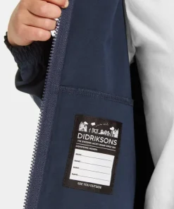 Didriksons Kids' Hallon Jacket Navy