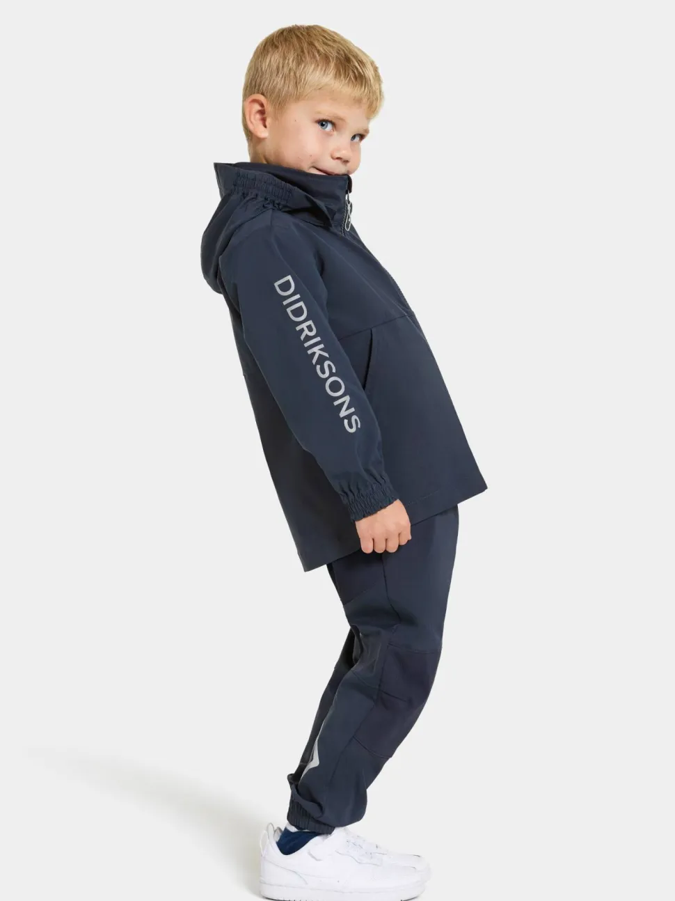 Didriksons Kids' Hallon Jacket Navy