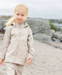 Didriksons Kids' Hallon Jacket Beach Beige Outlet