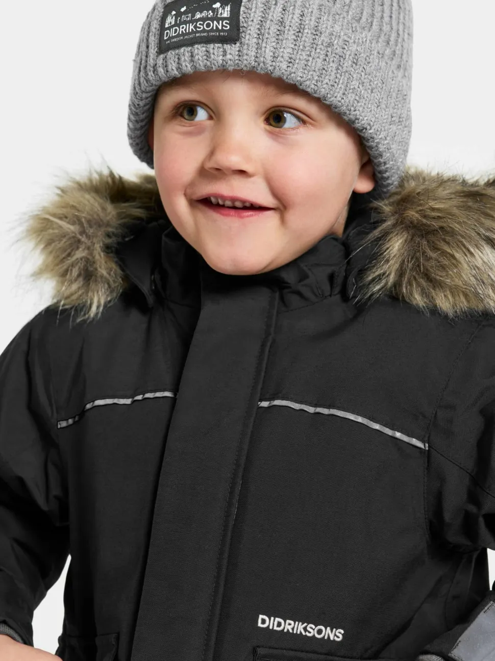 Didriksons Kids' Kure Parka 6 Black