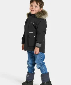 Didriksons Kids' Kure Parka 6 Black