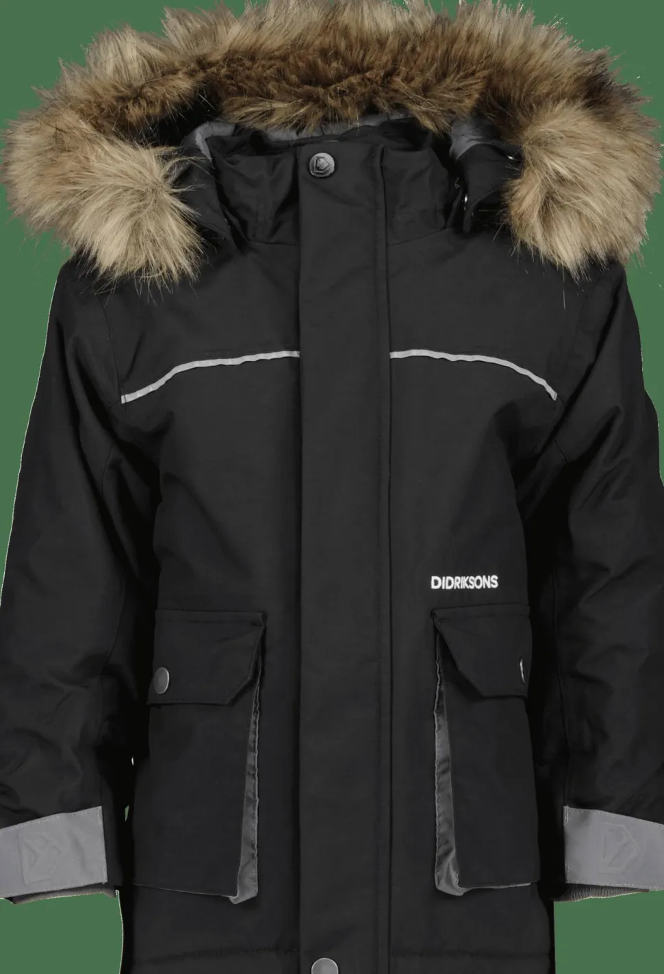 Didriksons Kids' Kure Parka 6 Black