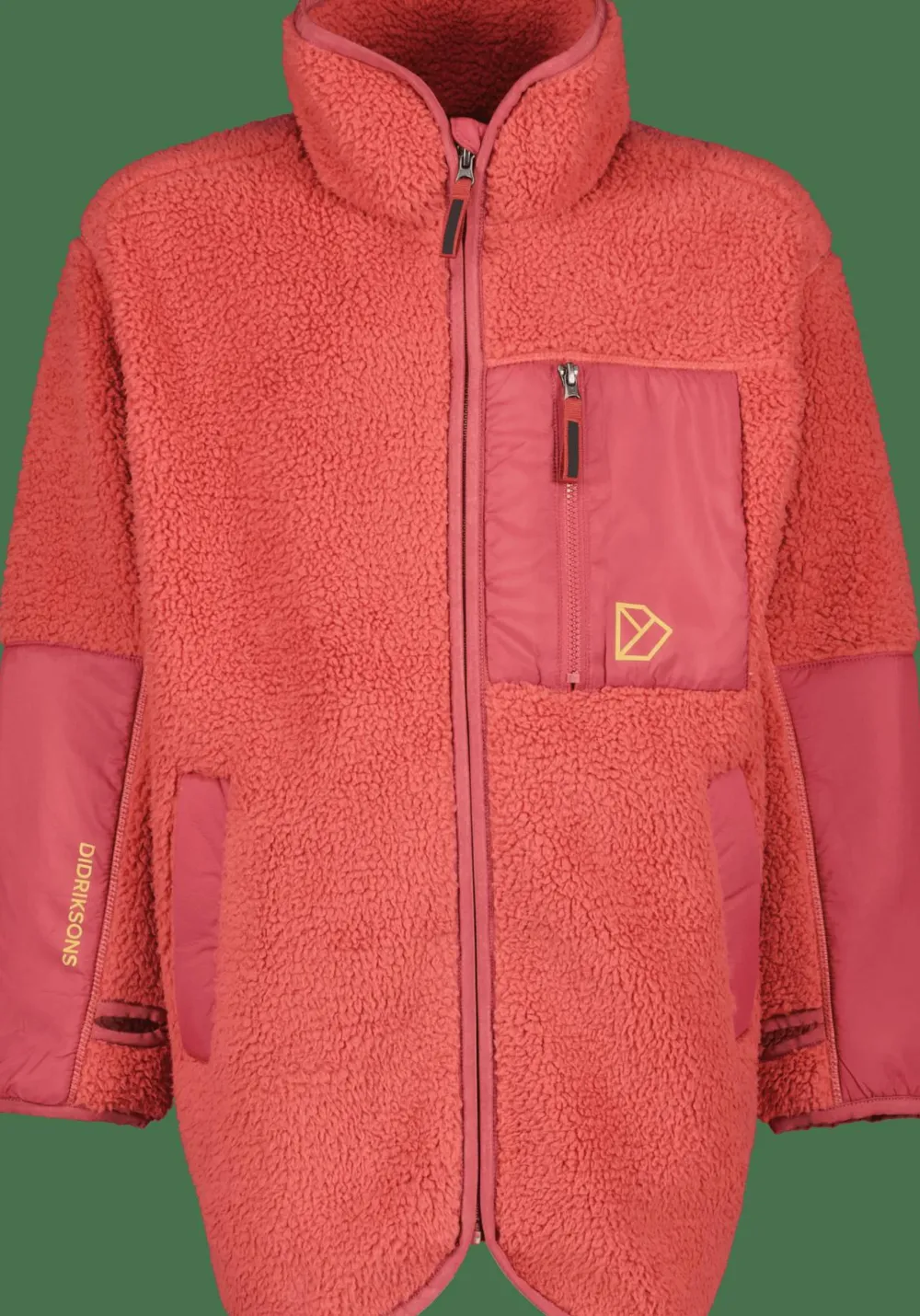 Didriksons Kids' Marmor Full Zip Long Mineral Red Clearance