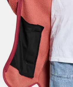 Didriksons Kids' Marmor Full Zip Long Mineral Red Clearance