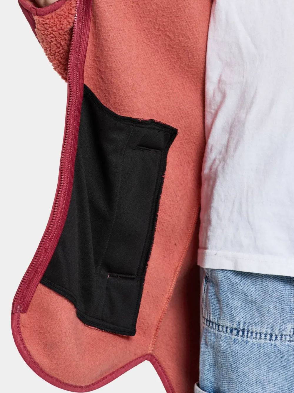 Didriksons Kids' Marmor Full Zip Long Mineral Red Clearance