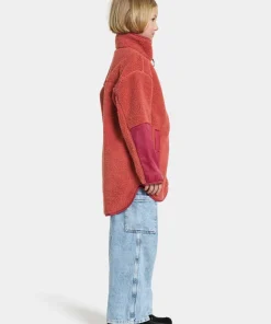 Didriksons Kids' Marmor Full Zip Long Mineral Red Clearance