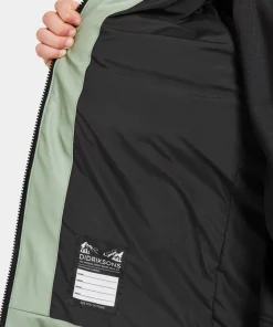 Didriksons Kids' Mega Galon Jacket Light Moss