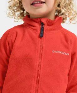 Didriksons Kids' Monte Full Zip 10 Paprika Online