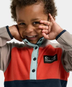 Didriksons Kids' Monte Half Button 5 Paprika Discount