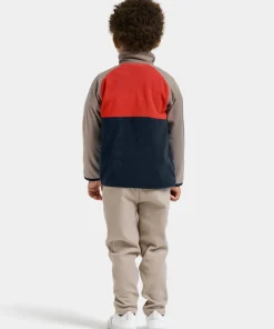 Didriksons Kids' Monte Half Button 5 Paprika Discount