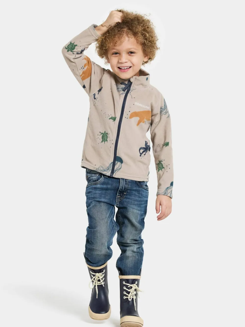 Online Kids' Monte Printed Full Zip 10 Barn Barnjackor & Västar|Barntröjor & Fleece