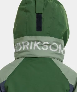 Didriksons Kids' Neptun Jacket 4 Pine Green Clearance
