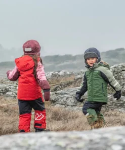 Didriksons Kids' Neptun Jacket 4 Pine Green Clearance