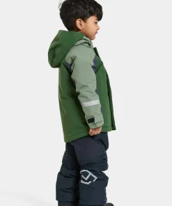 Didriksons Kids' Neptun Jacket 4 Pine Green Clearance