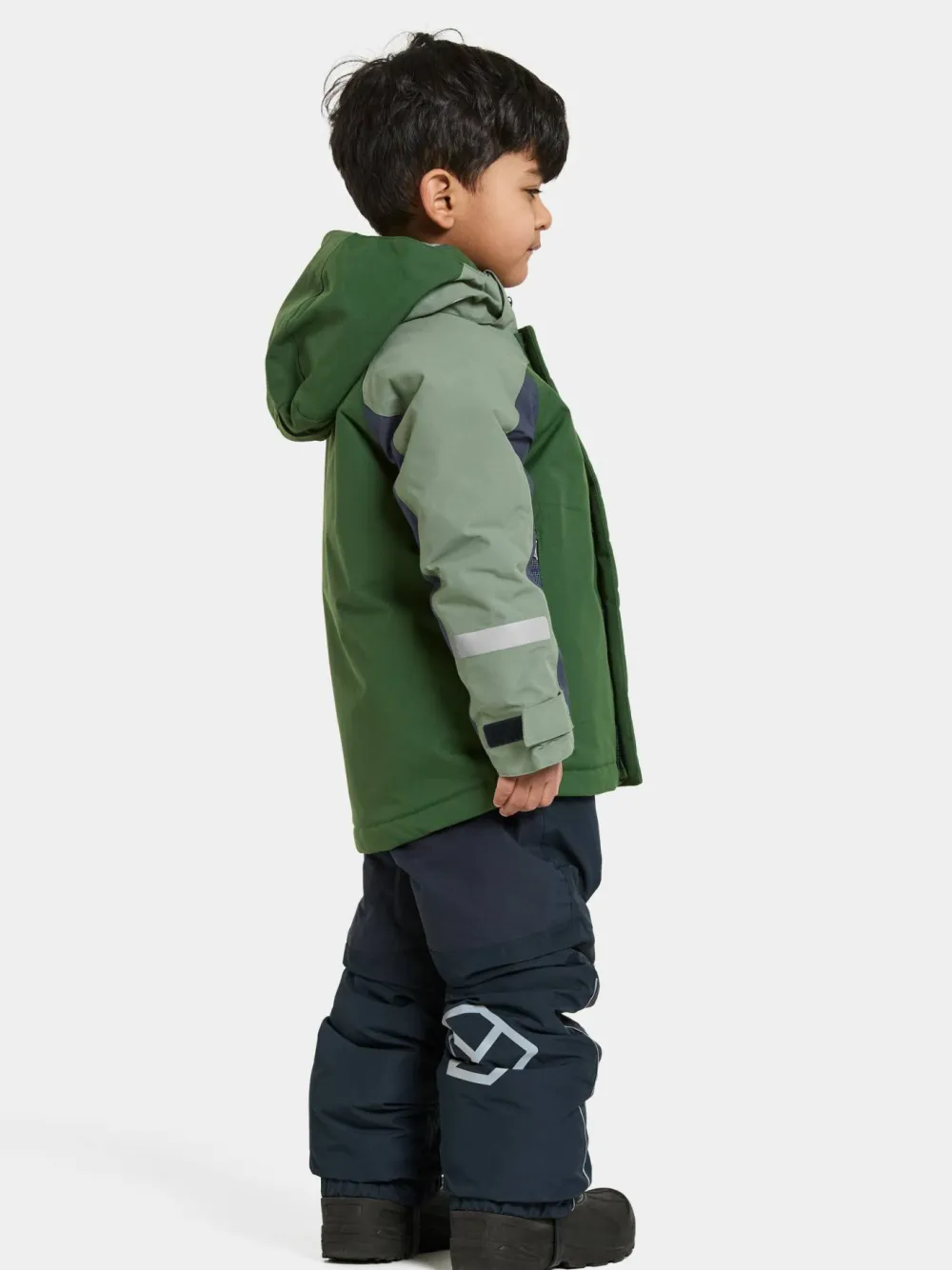 Didriksons Kids' Neptun Jacket 4 Pine Green Clearance