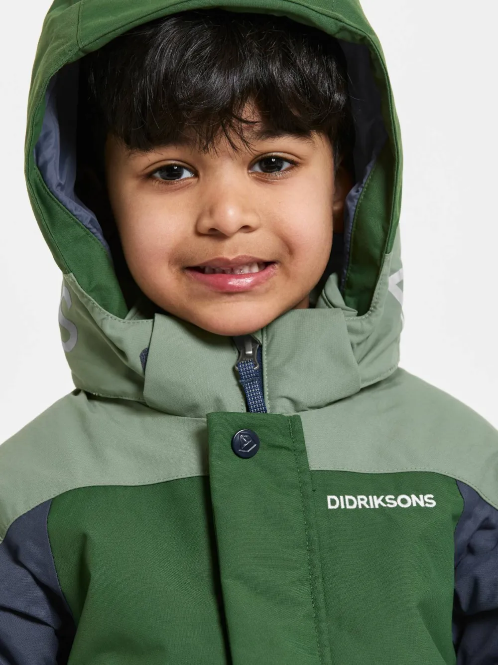 Didriksons Kids' Neptun Jacket 4 Pine Green Clearance