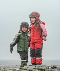 Didriksons Kids' Neptun Jacket 4 Pine Green Clearance