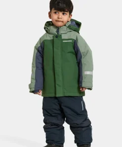 Didriksons Kids' Neptun Jacket 4 Pine Green Clearance