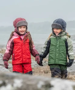 Didriksons Kids' Neptun Jacket 4 Pine Green Clearance